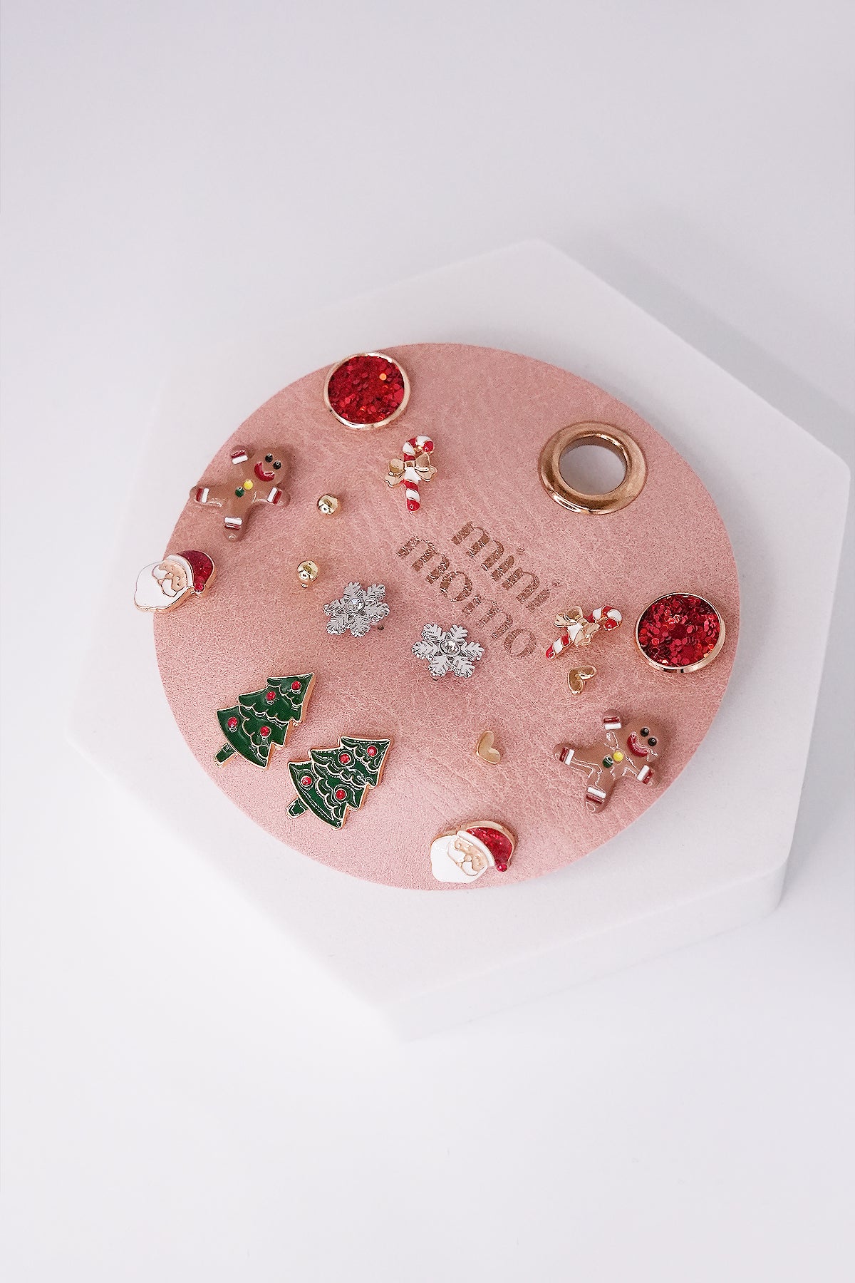 Christmas Stud Earrings Set Winter Holiday Santa Assorted