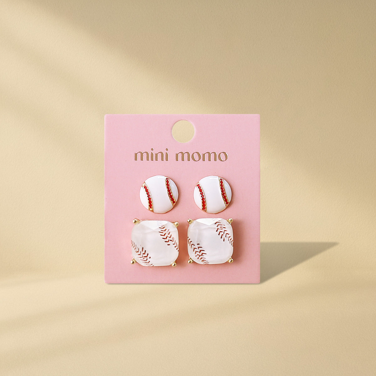 Sports Earring Duo Set - Baseball