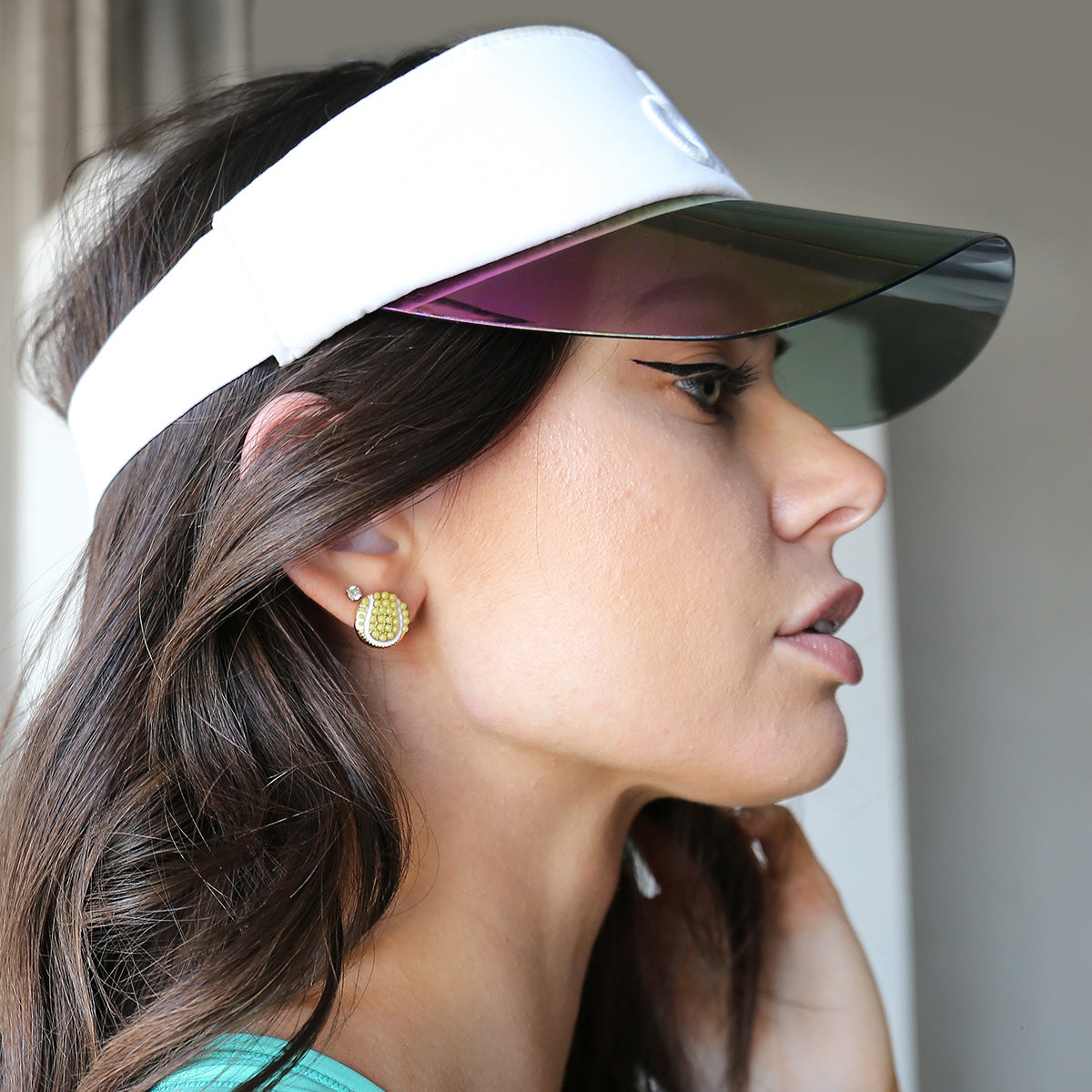 Sports Stud Earrings for Women - Tennis Assorted Set