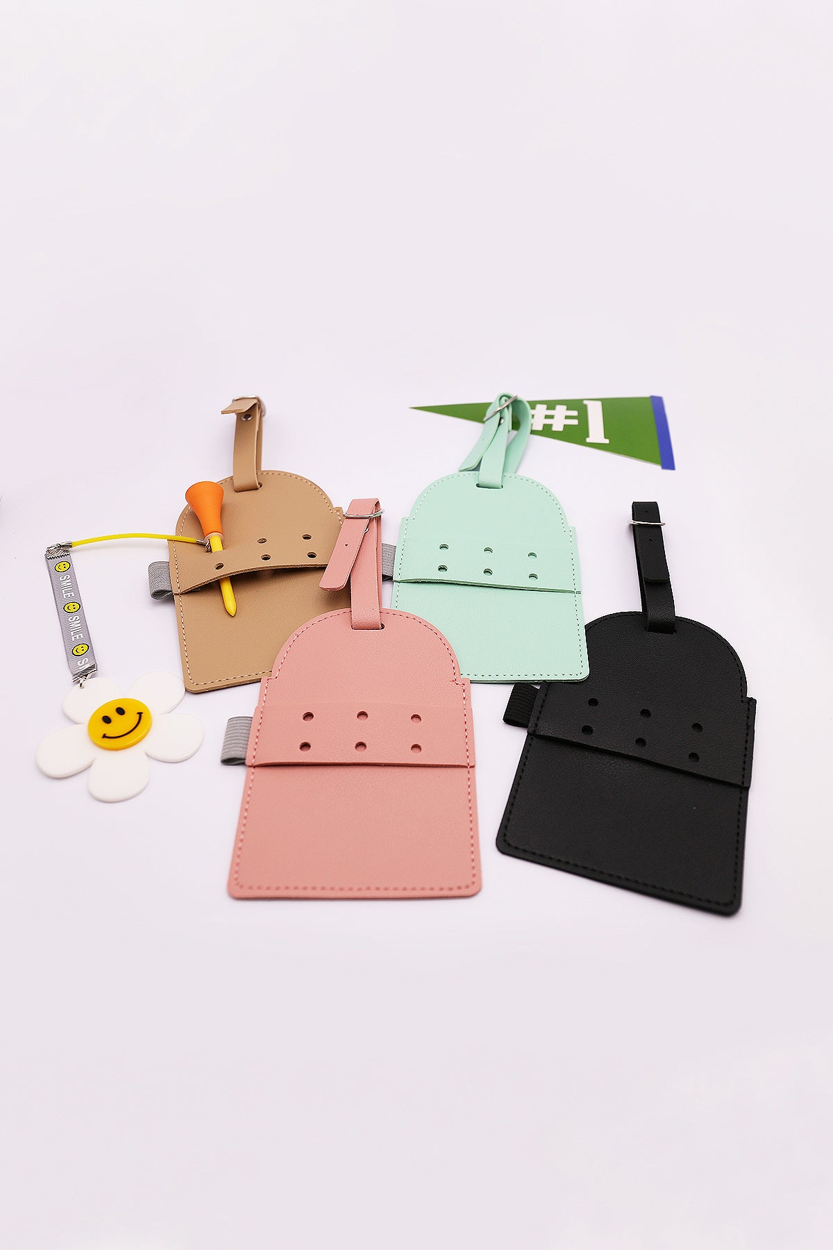 Golf Tee Holder Belt Hanger Bag Tag Charm Organizer - Mint