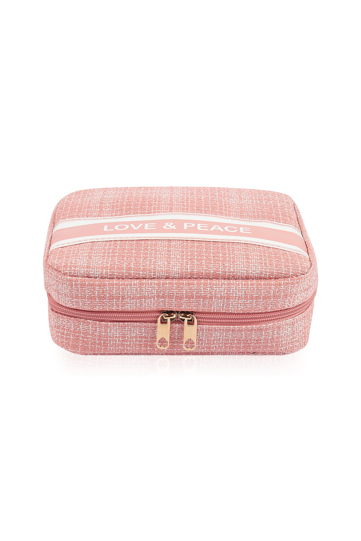 Makeup Bag Travel Toiletry Organizer Cosmetic Pouch Hanging Storage Weekender Handbag - Pink