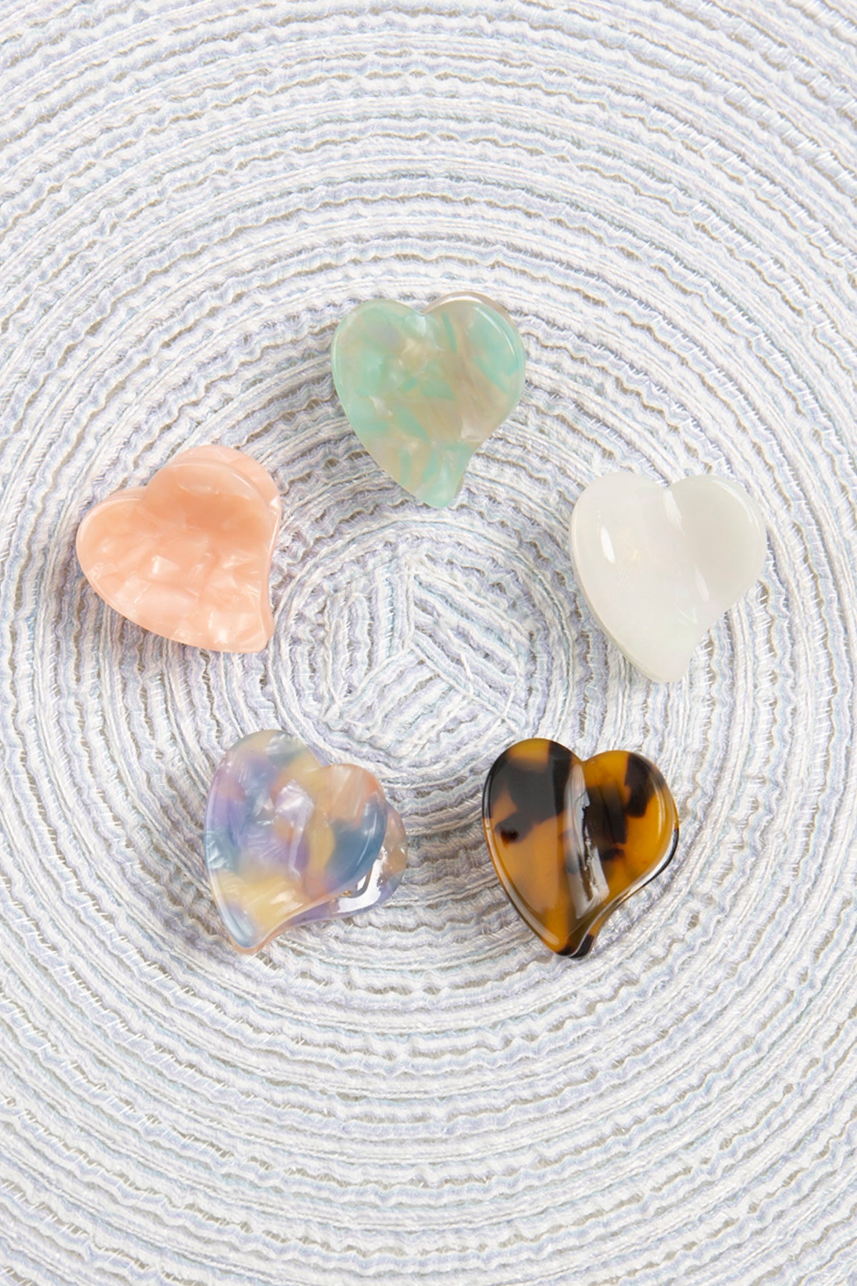 Hair Claw Clip for Women and Girls - Cute Small Pin Heart