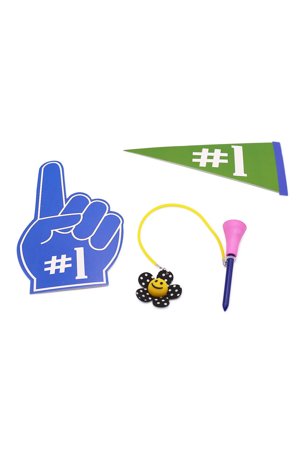 Golf Tees Hanger Accessories Smile Flower - Polkadot Black