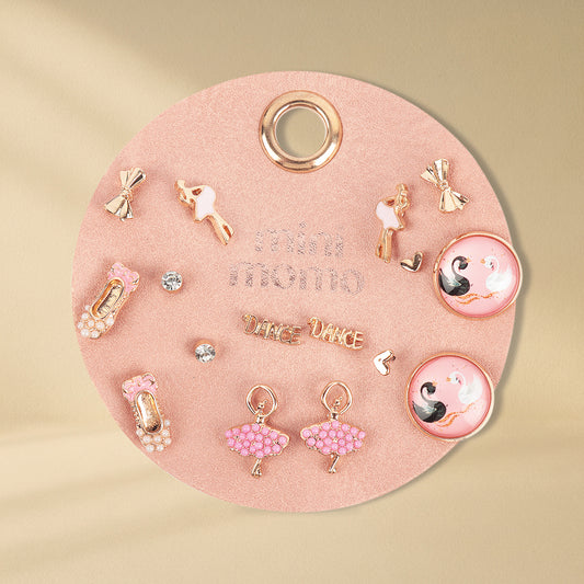 Sports Stud Earrings for Women - Ballet/Dance Assorted Set