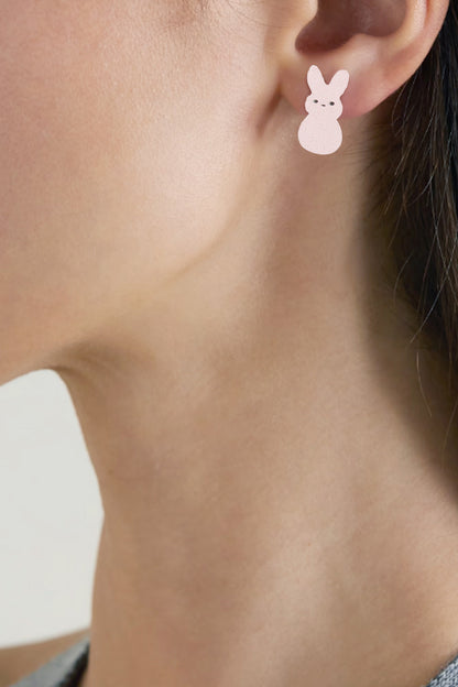 Rabbit Earrings Assorted Multipack Studs Set Mother's Day (8 Pairs)