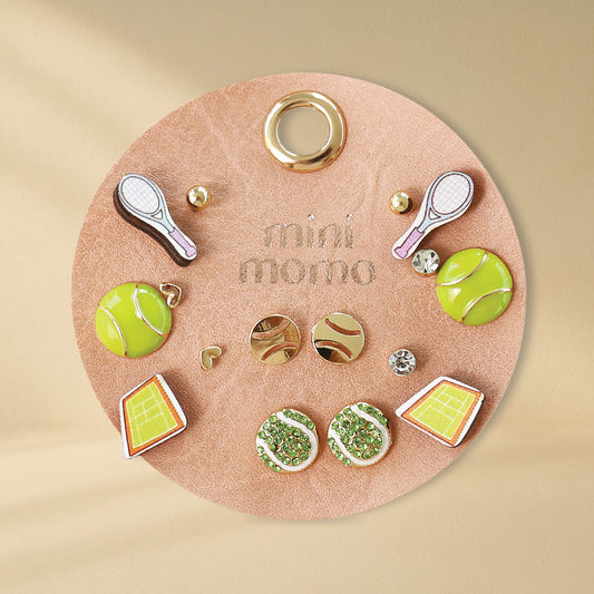 Sports Earring Multi Set - Tennis