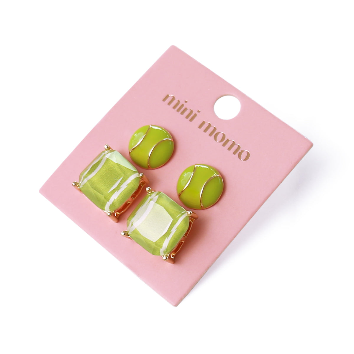 Sports Earring Duo Set - Tennis