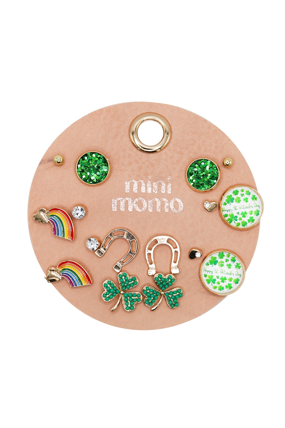 Lucky Stud Earrings for Women - St. Patrick's Assorted Set