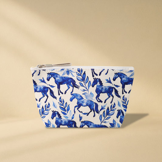 Small Makeup Pouch - Equestrian