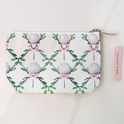 Small Makeup Pouch - Golf