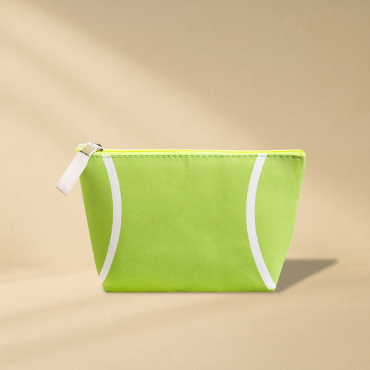 Sports Print Makeup Bag Travel Case Organizer Pouch - Tennis