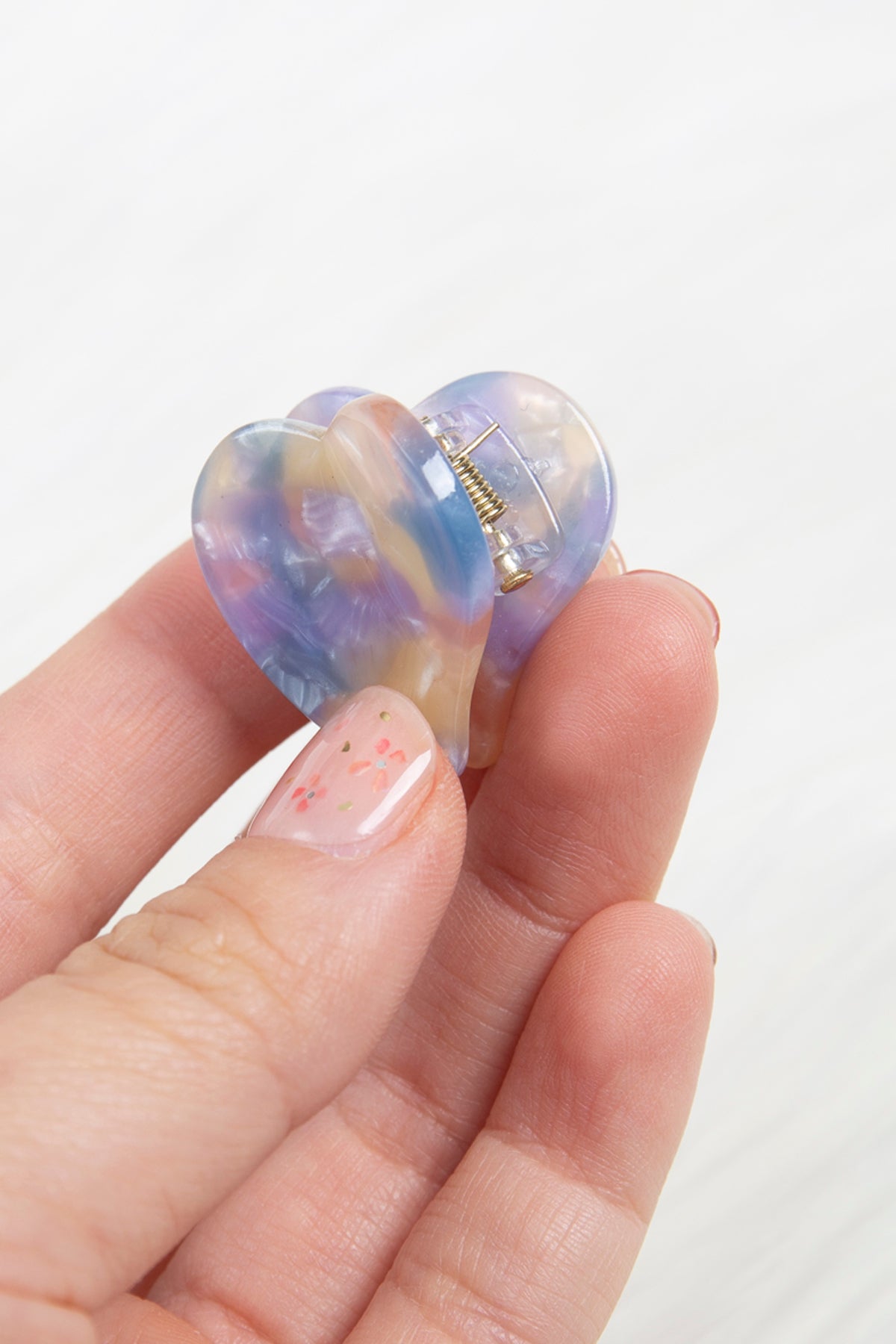 Hair Claw Clip for Women and Girls - Cute Small Pin Heart