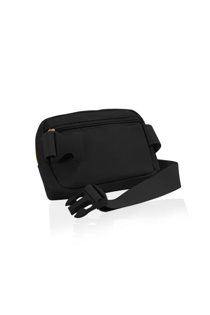 Belt Bag Waist Pouch Adjustable Strap Running Travel Fanny Pack - Black