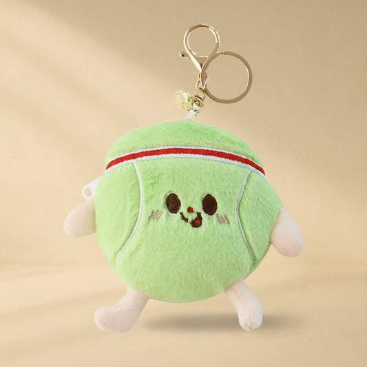Sports Bag Charm Keychain - Tennis