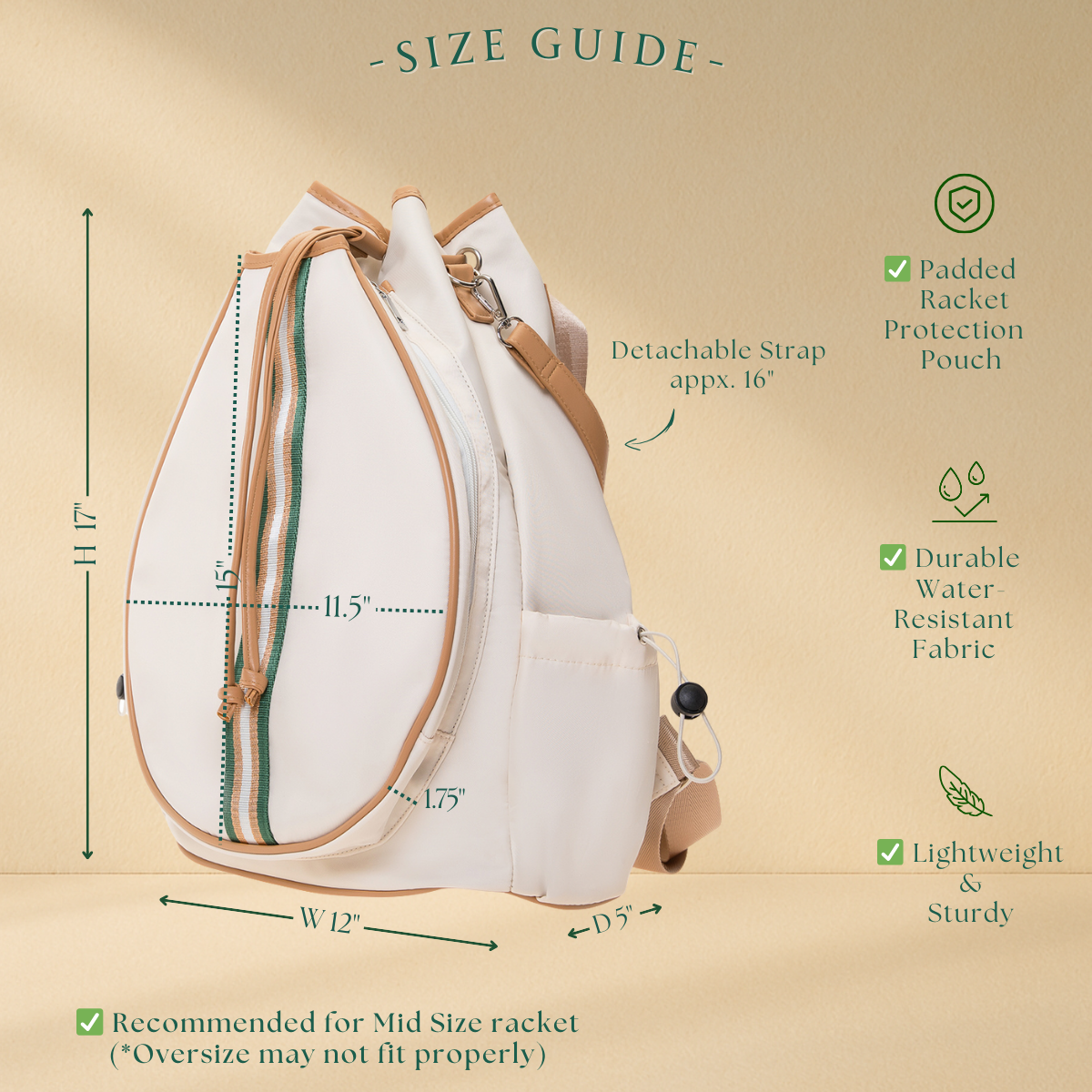 Tennis Convertible Backpack