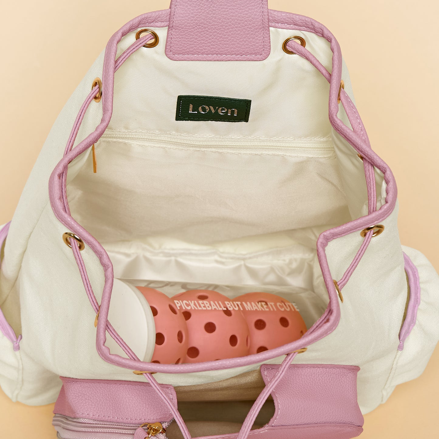 🕒 Pre-Order Pickleball Sling Bag - Large Capacity, Stylish, Eco-Friendly - Pink