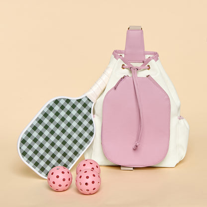 🕒 Pre-Order Pickleball Sling Bag - Large Capacity, Stylish, Eco-Friendly - Pink